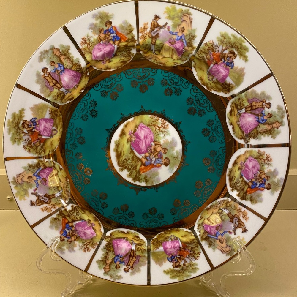 Western Germany Decorative 12” Plate